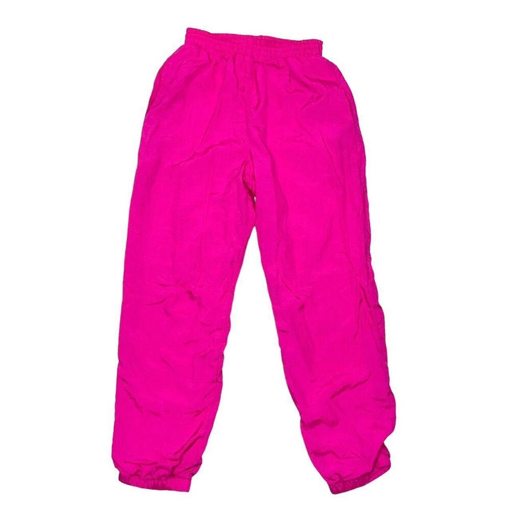 Hot pink 80s joggers